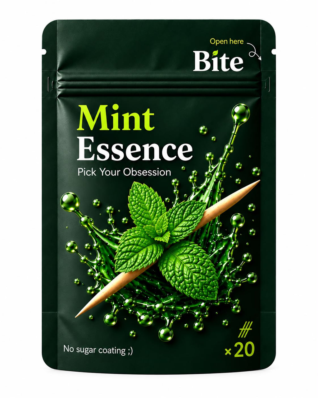 Mint Essence Flavored Toothpicks